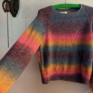BB Dakota Steve Madden Multi Color Ombre Sweater Small